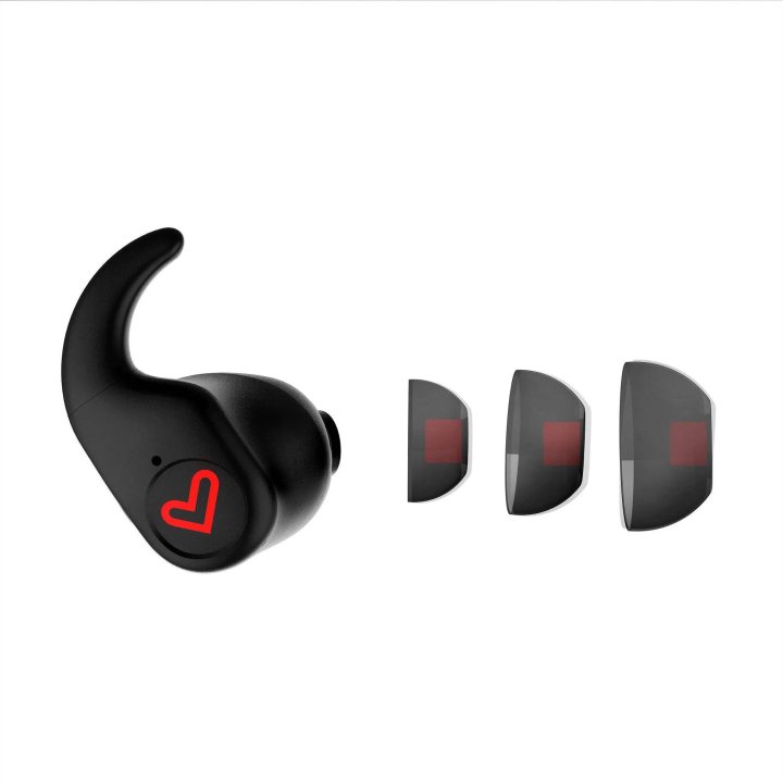 Auricular Intrauditivo Bluetooth Energy Sistem Freestyle Black red Bt 5.3 True Wireless Ipx5 Sistema Secure Fit+ Esmart Conne