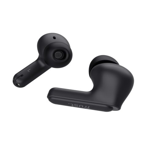 Headset Intrauditivo Bluetooth Trust Yavi 25296 Negro Enc Base De Carga Usb-c Control Tactil 23h