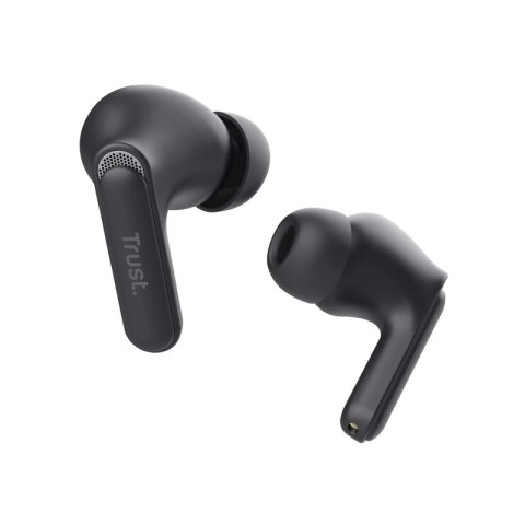 Headset Intrauditivo Bluetooth Trust Yavi 25296 Negro Enc Base De Carga Usb-c Control Tactil 23h
