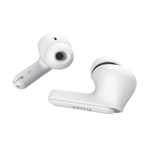 Headset Intrauditivo Bluetooth Trust Yavi 25172 Blanco Enc Base De Carga Usb-c Control Tactil 23h