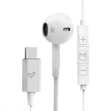  Headset Usb-c Energy Sistem Smart 2 White Conexion Type C, Digital Sound, Control Volumen En El Cable,