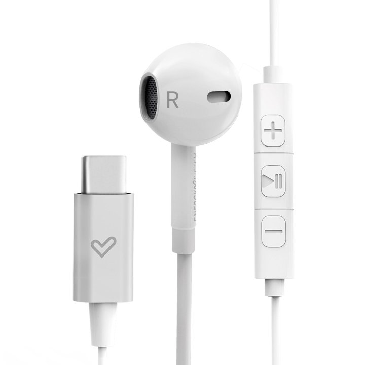  Headset Usb-c Energy Sistem Smart 2 White Conexion Type C, Digital Sound, Control Volumen En El Cable,