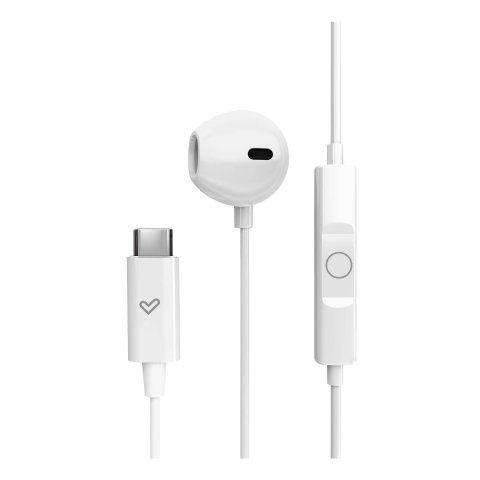 Auricular Intrauditivo Usb-c Energy Sistem Easypods Type C Control De Reproduccion Microfono Blanco