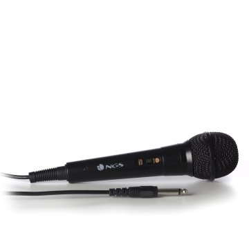 Microfono Ngs Singer Fire Especial Karaoke Jack 6.3 Mm Cable 3mtr 2