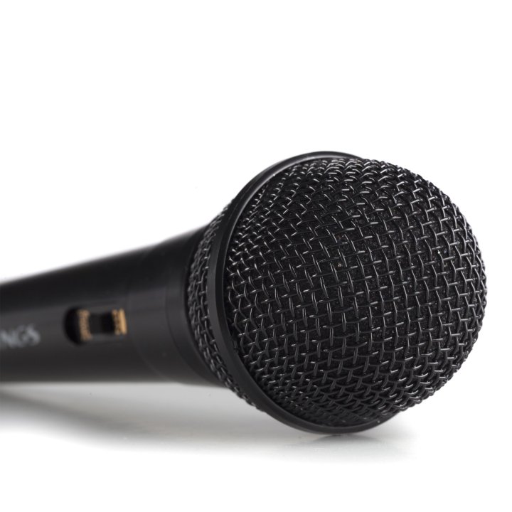 Microfono Ngs Singer Fire Especial Karaoke Jack 6.3 Mm Cable 3mtr