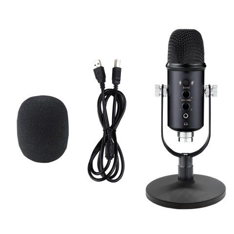 Microfono Profesional+ Keep Out Xmicpro500 Usb Control De Ganancia Entrada De Auriculares Filtro Windscreen Boton De Cancelac