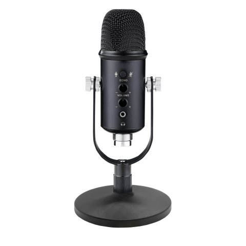 Microfono Profesional+ Keep Out Xmicpro500 Usb Control De Ganancia Entrada De Auriculares Filtro Windscreen Boton De Cancelac