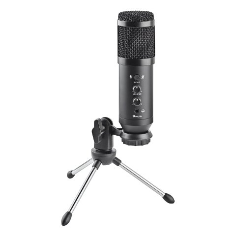 Microfono Sobremesa Ngs Gmicx 110 Unidireccional Con Tripode Y Conexion Usb