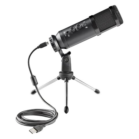 Microfono Sobremesa Ngs Gmicx 110 Unidireccional Con Tripode Y Conexion Usb