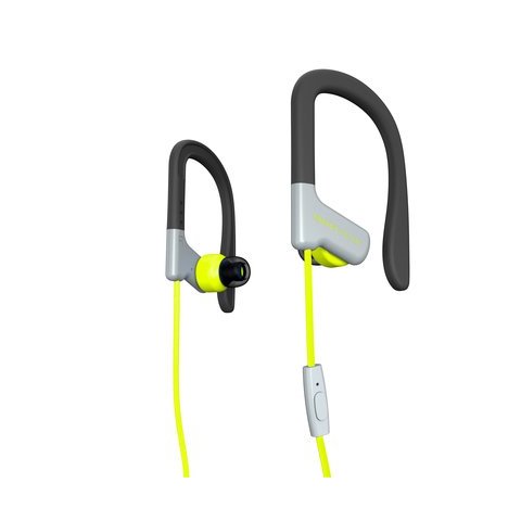  Headset Energy Sistem Sport 1 Yellow 3.5mm Con Microfono, Secure Fit, Resistente Al Sudor Y Salpicaduras , Control Talk