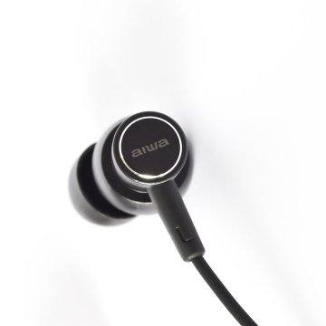 Auricular Intrauditivo Aiwa Estm-500bk Black Diamond Carcasa De Alumino Driver 10mm Con Iman N40 Y Diafragma De Titanio Contr 2