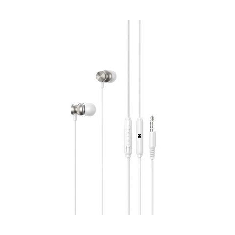 Kodak Auriculares 170+ Con Microfono Intrauditivos Silicona Plata