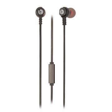 Auriculares Metálicos Ngs Cross Rally Graphite- Cable Plano 1.2m -control De Volumen - Tecnología Voice Assistant- 3.5mm 2