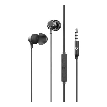 Auricular Intrauditivo Energy Sistem Metallized Jack 3.5mm Control Remoto Aluminio Negro Con Mic 2