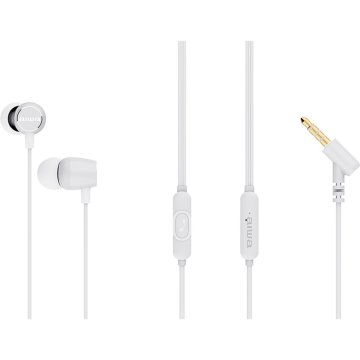 Auricular Intrauditivo Aiwa Estm-30wt White 3,5mm Dreiver Neodimio 10mm Dinamico Micro Incorporado 2