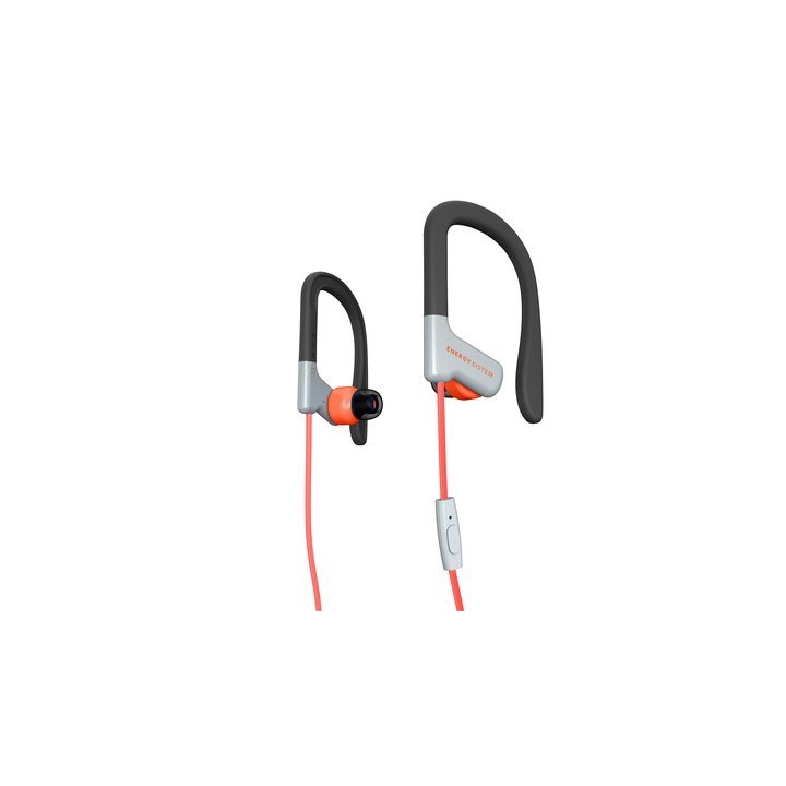 Auricular Intrauditivo Energy Sistem Sport 1 Red Jack 3.5 Microfono Controles Secure-fit 