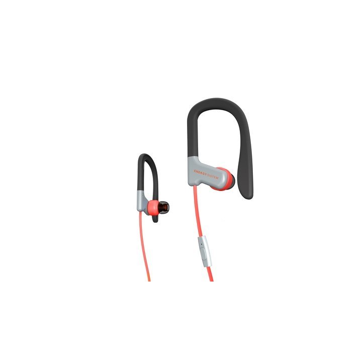 Auricular Intrauditivo Energy Sistem Sport 1 Red Jack 3.5 Microfono Controles Secure-fit 