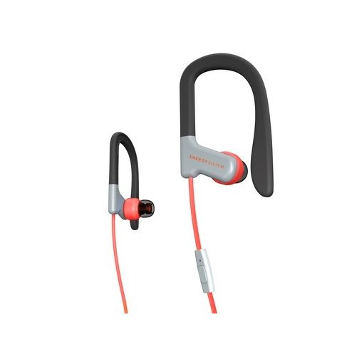 Auricular Intrauditivo Energy Sistem Sport 1 Red Jack 3.5 Microfono Controles Secure-fit 