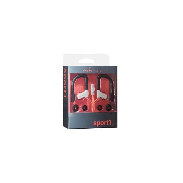Auricular Intrauditivo Energy Sistem Sport 1 Red Jack 3.5 Microfono Controles Secure-fit 