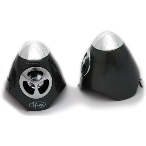 Altavoces 2.0 3free Spk100w 2w+2w Negro Alimentacion Por Usb