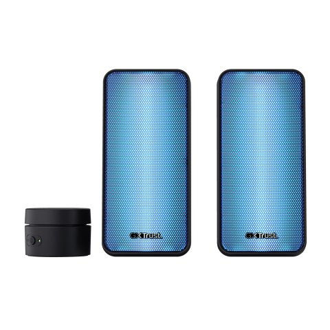 Altavoces 2.0 Trust 2.0 Wezz Rgb 6w Rms 12w Max Usb Color Negro 24587