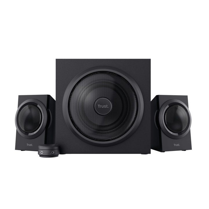 Altavoces 2.1 Trust Yuri - 60w Rms (120w Max) - Control De Volumen- Conexion Auriculares- Entrada De Linea- Color Negro 23696