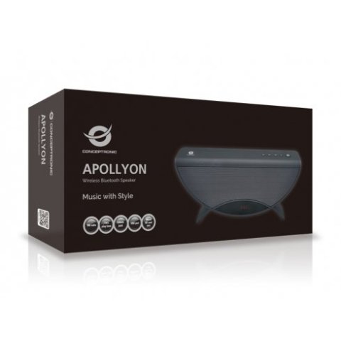Altavoz Bluetooth Portable Conceptronic Apollyon Color Oro Reproduce Mp3 Desde Usb microsd Radio Fm Manos Libres 10w