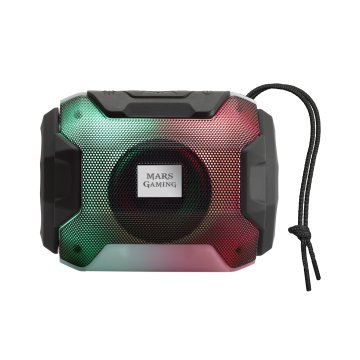 Altavoz Bluetooth Portable Mars Gaming Msbax Black 10w Radio Fm, Puerto Usb Y Microsd Iluminacion Rgb 8 Efectos 2