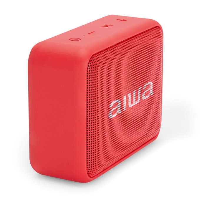 Altavoz Bluetooth Portable Aiwa Bs-200 Red Bt 5.0 Tws Micro Integrado 6w Rms Ipx6 Lector Usb Radio Fm Bateria 2000mah