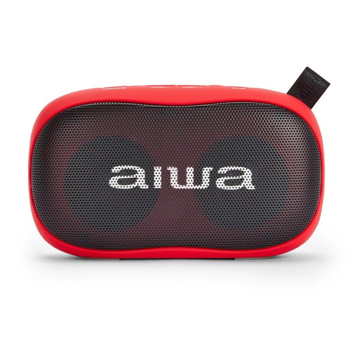 Altavoz Bluetooth Portable Aiwa Bs-110 Red Bt 5.0 Micro Integrado 2x5w Rms Lector Usb microsd Bateria 1200mah