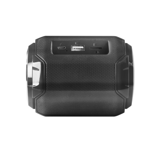 Altavoz Bluetooth Portable Mars Gaming Msbax Black 10w Radio Fm, Puerto Usb Y Microsd Iluminacion Rgb 8 Efectos