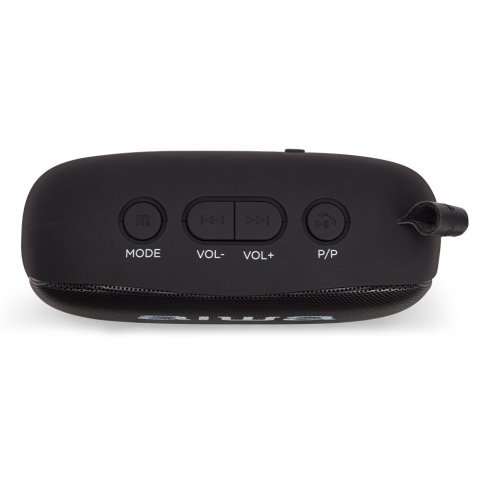 Altavoz Bluetooth Portable Aiwa Bs-110 Black Bt 5.0 Micro Integrado 2x5w Rms Lector Usb microsd Bateria 1200mah