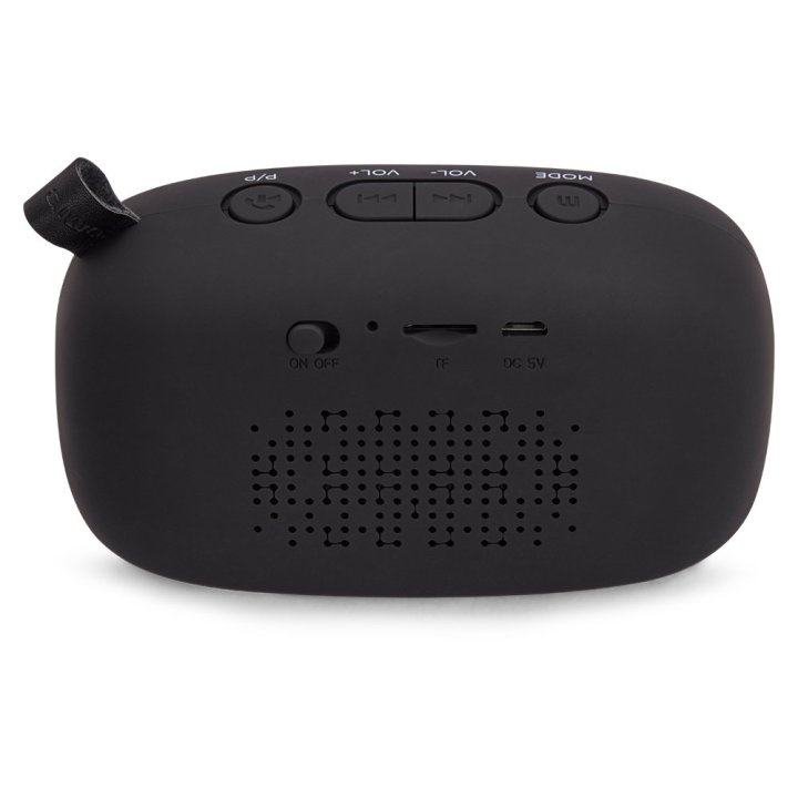 Altavoz Bluetooth Portable Aiwa Bs-110 Black Bt 5.0 Micro Integrado 2x5w Rms Lector Usb microsd Bateria 1200mah