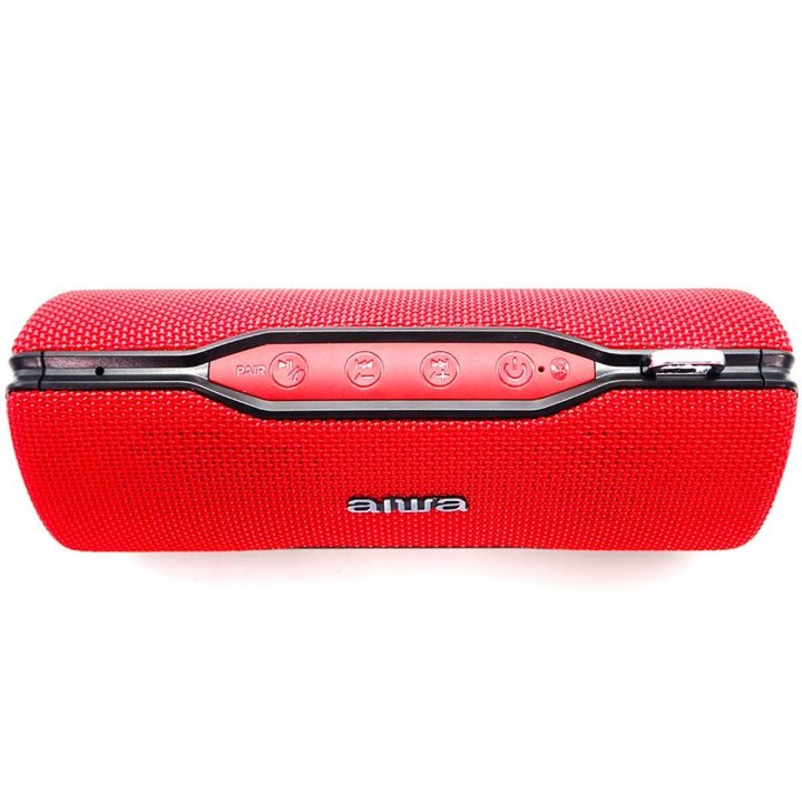 Altavoz Bluetooth Portable Aiwa Bst-500 Red Bt 5.0 Tws Micro Integrado 2x12w Rms Sumergible Ip67 Bateria 2000mah