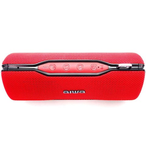Altavoz Bluetooth Portable Aiwa Bst-500 Red Bt 5.0 Tws Micro Integrado 2x12w Rms Sumergible Ip67 Bateria 2000mah