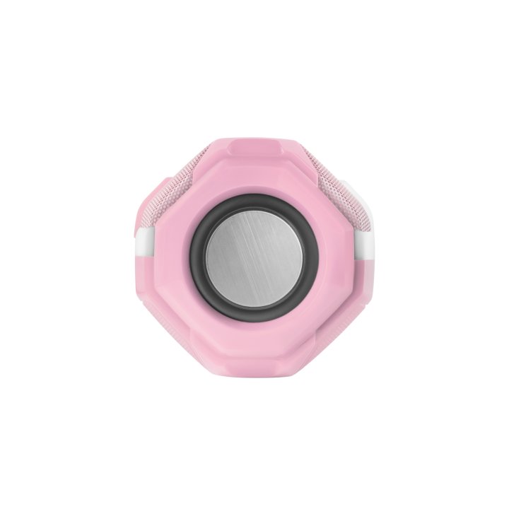Altavoz Bluetooth Portable Mas Gaming Msbax Pink 10w Radio Fm, Puerto Usb Y Microsd Iluminacion Rgb 8 Efectos