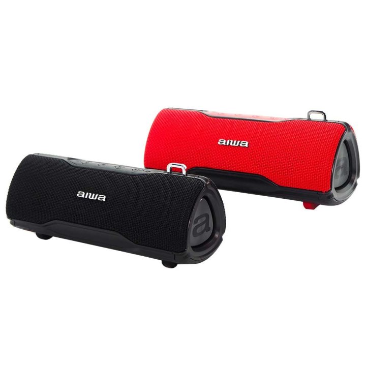 Altavoz Bluetooth Portable Aiwa Bst-500 Red Bt 5.0 Tws Micro Integrado 2x12w Rms Sumergible Ip67 Bateria 2000mah
