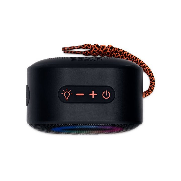 Altavoz Bluetooth Portable Aiwa Bst-330 Black Bt 5.0 Tws Micro Integrado 10w Rms Hyperbass Ipx6 Iluminacion Rgb Bateria 1500m