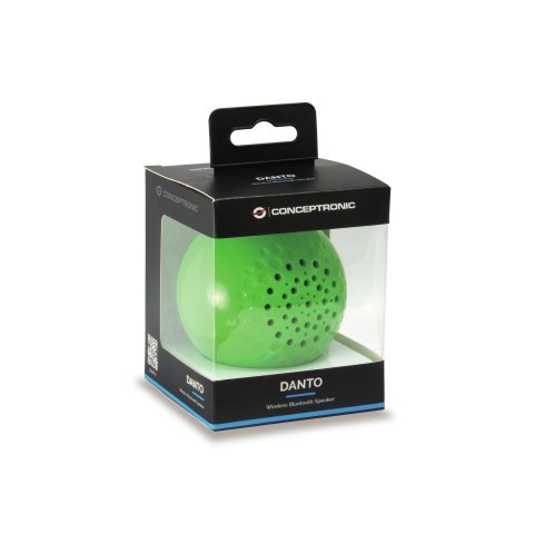 Altavoz Bluetooth Navidad Conceptronic Danto Bola De Navidad Tws Color Verde
