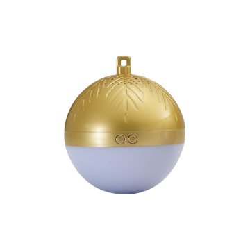 Altavoz Bluetooth Navidad Conceptronic Tariq Bola De Navidad Con Luz Led Tws Color Dorado 2