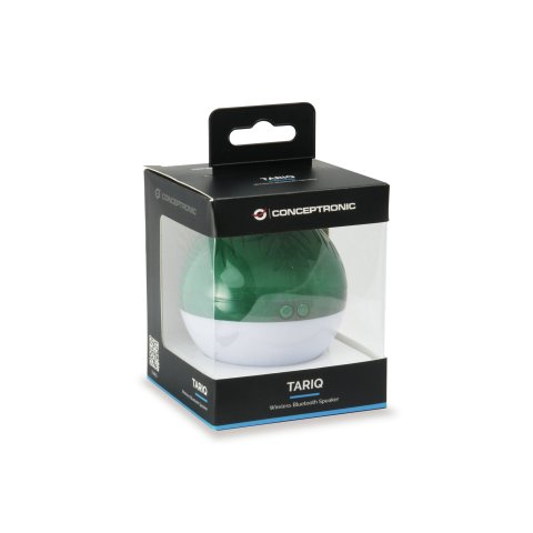 Altavoz Bluetooth Navidad Conceptronic Tariq Bola De Navidad Con Luz Led Tws Color Verde