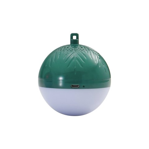 Altavoz Bluetooth Navidad Conceptronic Tariq Bola De Navidad Con Luz Led Tws Color Verde