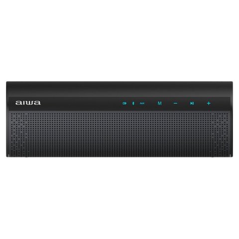 Altavoz Bluetooth Portable Aiwa Sb-x99j Negro Tws Microfono Con Funcion Manos Libres Microsd Hyperbass Dsp 10w Rmss Bateria 4
