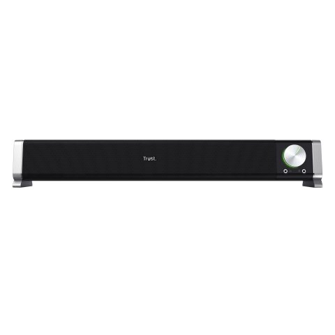 Barra De Sonido Trust Asto Horizontal 12w Control De Volumen Conexion Auricular Y Microfono 21046