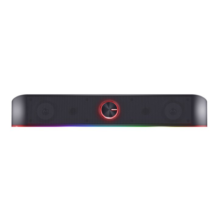 Altavoz Trust Soundbar Gxt Thorne Rgb Illuminated 12w Cable Auxiliar Para Audio Usb Para Alimentacion 24007