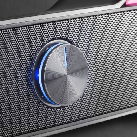 Barra De Sonido Bluetooth Mars Gaming Msbx Black 10w Rms Iluminacion Rgb Dinamico Procesador Dsp