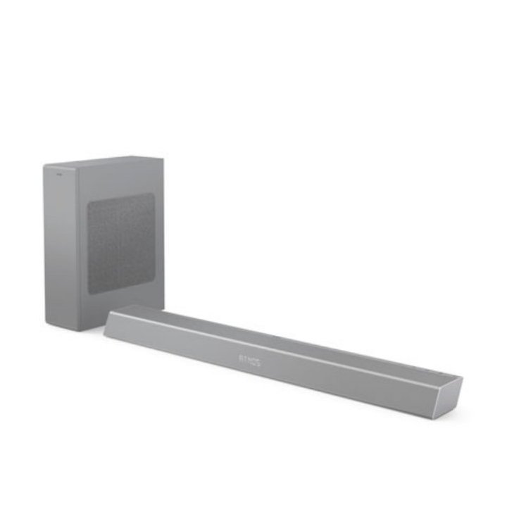 Barra De Sonido Philips 2.1 Tab8505 10 Plata Hdmi Arc Bluetooth 200w Rms Subwoofer Inalambrico 100w Dolby Atmos Asistente De 