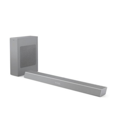 Barra De Sonido Philips 2.1 Tab8505 10 Plata Hdmi Arc Bluetooth 200w Rms Subwoofer Inalambrico 100w Dolby Atmos Asistente De 