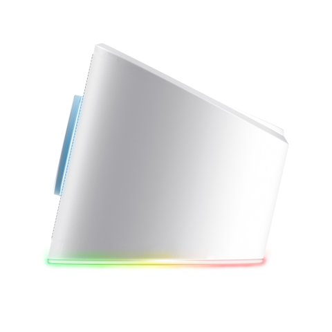 Barra De Sonido Trust Gxt Thorne Blanco 25110 Rgb 12w Jack 3.5mm Alimentado Usb Control De Volumen