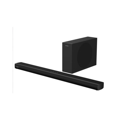 Barra De Sonido Mas Subwoofer 2.1 Aiwa He-1200sw 120w 4x2 Y 2x1,5 + 60w5,25"x1 Bt Hdmi-arc I-optica 
